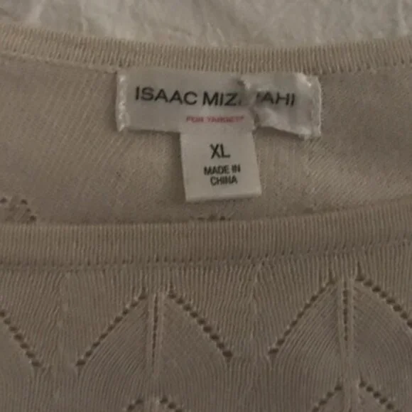 Vintage Isaac Mizrahi for Target Silk/Cotton Short Sleeve Sweater - Picture 5 of 9